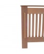 Simple Traditional Design Ventilated E1 MDF Board Vertical Stripe Pattern Radiator Cover Wood Color S