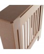 Simple Traditional Design Ventilated E1 MDF Board Vertical Stripe Pattern Radiator Cover Wood Color S