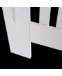 Simple Traditional Design Ventilated E1 MDF Board Vertical Stripe Pattern Radiator Cover White L