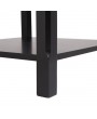 FCH Simple One-Pump Solid Wood Foot Table Black