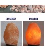 Premium Quality Himalayan Ionic Crystal Salt Rock Lamp with Dimmer Cable Cord Switch UK Socket 3-5kg - Natural