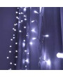 12M x 3M 1200-LED Warm White Light Romantic Christmas Wedding Outdoor Decoration Curtain String Light US Standard Warm White ZA000935