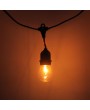 S14 24pcs Light Bulb Outdoor Yard Lamp String Light with Black Lamp Wire