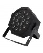 24W 18-RGB LED Auto / Voice Control DMX512 High Brightness Mini Stage Lamp (AC 100-240V) Black