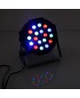 24W 18-RGB LED Auto / Voice Control DMX512 High Brightness Mini Stage Lamp (AC 100-240V) Black *4
