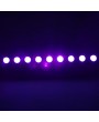 [US-W]AC100V-240V 260W UV 9-LED Remote-controlled/Auto/Sound/DMX Purple Light DJ Wedding Party Stage Light Black