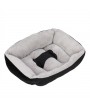 Pet Bed Dog Mat Cat Pad Soft Plush Gray Black for Cats & Small Dogs