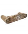 [US-W]Harden Corrugated Paper Pet Cat Toy Cat Sofa Claws Grinding Board with Catnip (Medium Size) Earthy Y
