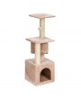 36" Stable Cute Sisal Cat Climb Holder Cat Tower Beige